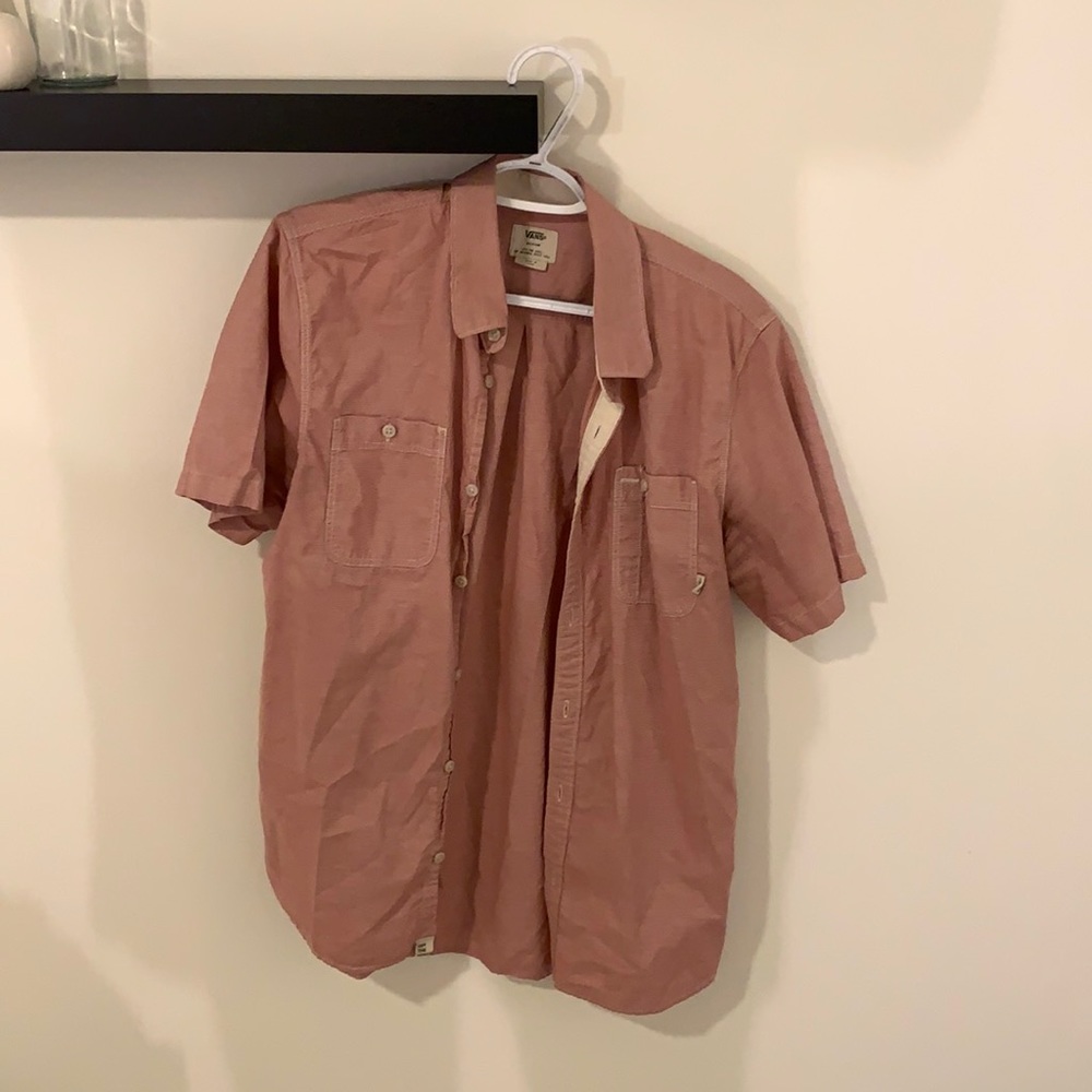 Vans Short Sleeve Button Up